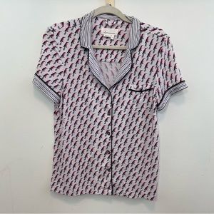 Anthropologie Pajama-style shirt